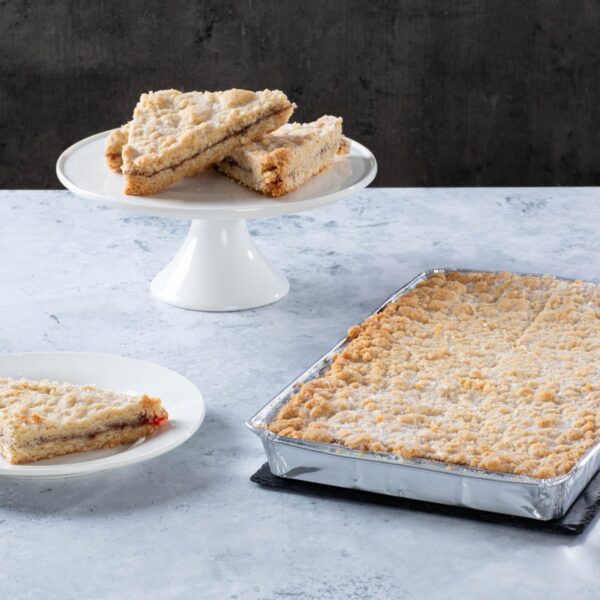 Strawberry Shortbread Traybake