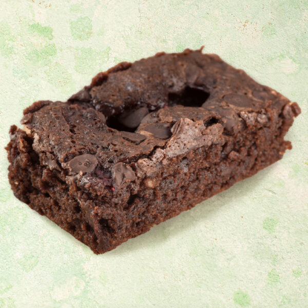 Vegan Chocolate & Raspberry Brownie Traybake